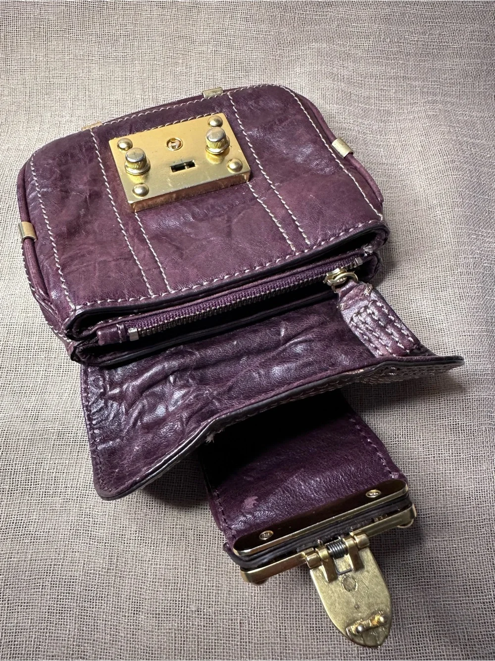 VTG Y2K Juicy Couture Leather 
